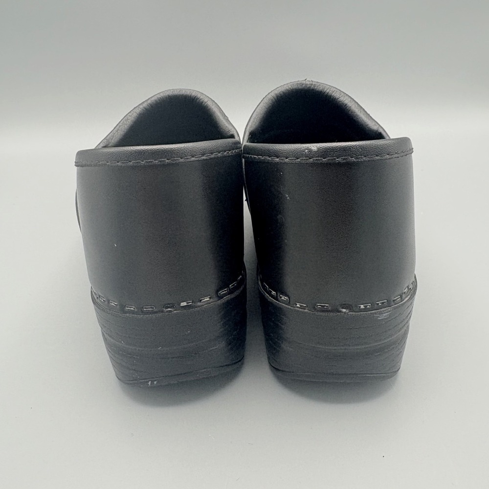 Dansko Clog Womens EU 40 Wide US 9/9.5 Black Leather Professional Nursing *Read - Picture 4 of 10